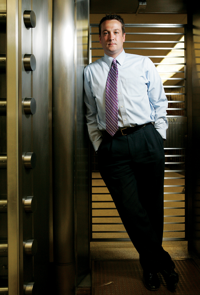 Seth Stevens is the business development officer for Citizen's State Bank in New Castle. ©2010