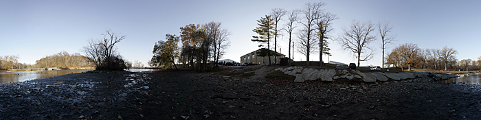 A 360 degree view in Memorial Park made from 55 separate images. Shot on my DIY nodal slide. ©2010