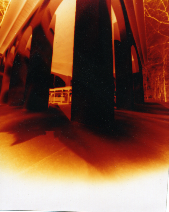 Color 4x5 image shot on Fuji Crystal Archive paper in a pinhole camera. ©2011 Max Gersh